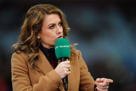 Working as a pundit for ITV