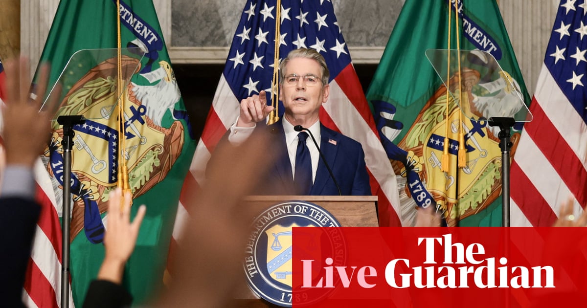 US treasury secretary announces ‘unprecedented campaign’ of sanctions against Iran – live