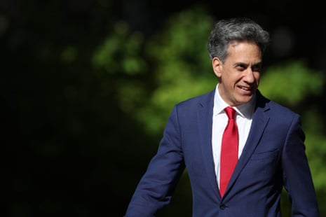 Ed Miliband arrives in Downing Street on July 20, 2026 in London, England.