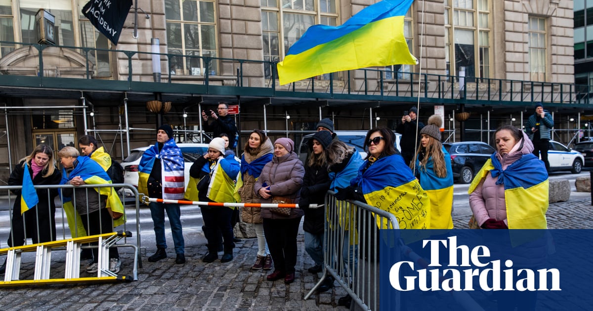 NYC Ukrainians Mark 3 Years Since Invasion Amidst US-Ukraine Tensions