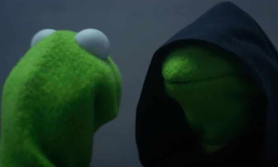Evil Kermit The Perfect Meme For Terrible Times Internet The Guardian Evil Kermit The Perfect Meme For Terrible Times Internet The Guardian