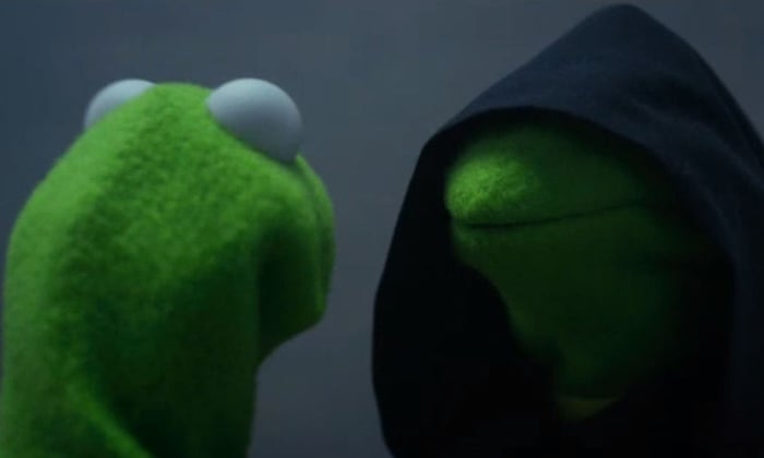 Evil Kermit The Perfect Meme For Terrible Times Internet The Guardian