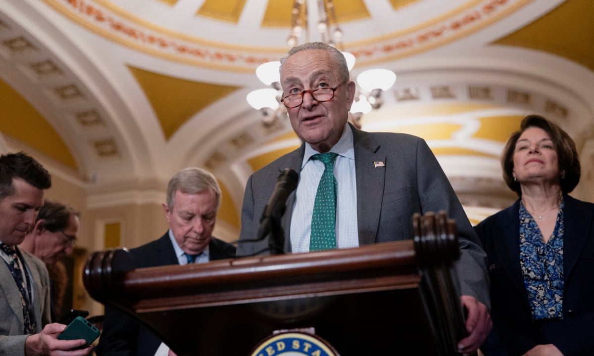 Schumer says no to Republican funding bill as US shutdown risk intensifies | Democrats | The Guardian