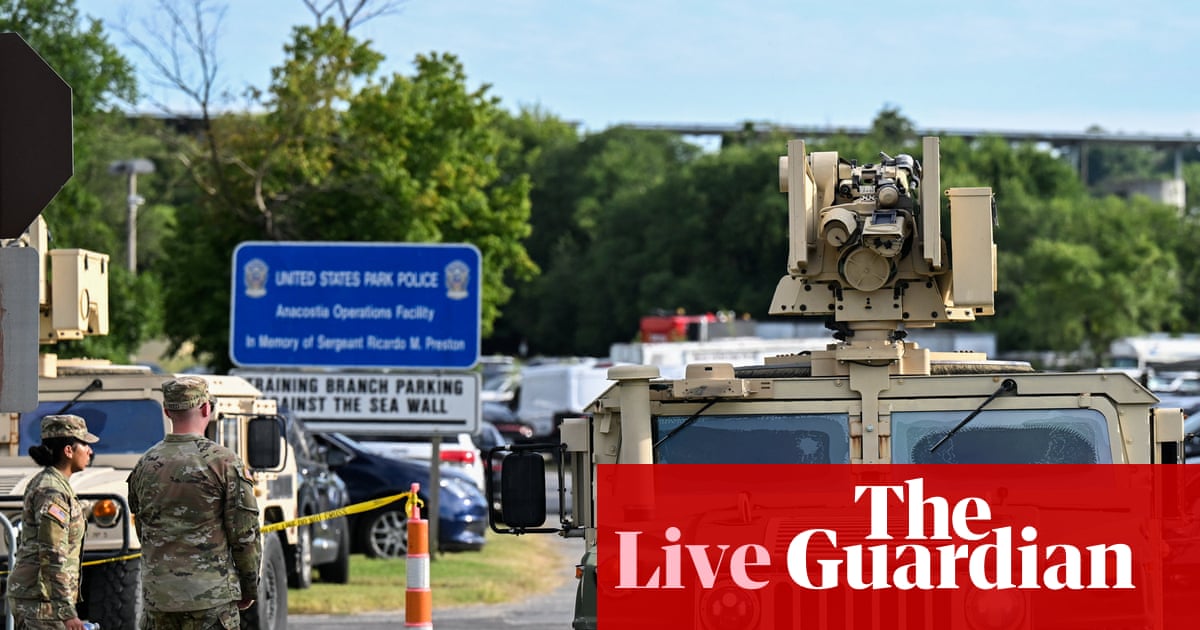 DC national guard will start deploying on streets of Washington DC, says White House – as it happened