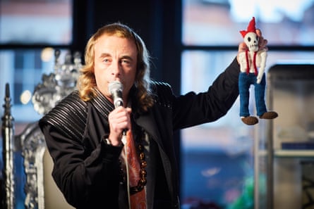 Paul Foot on stage in 2016.
