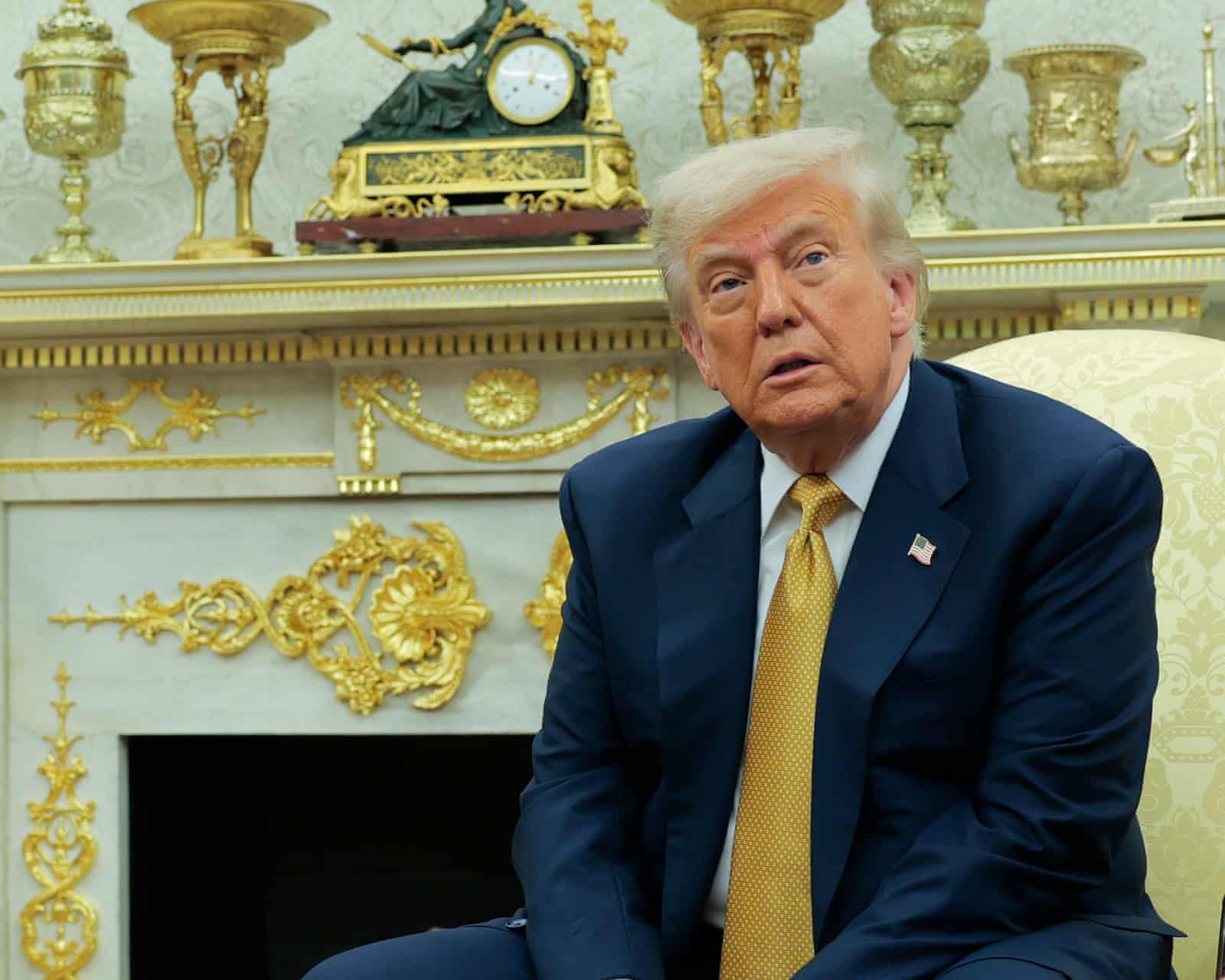 Donald Trump in the Oval Office