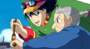 A scene from the film version of Howl’s Moving Castle.