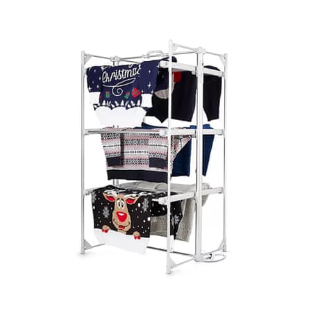Soon Deluxe 3-Tier Heated Clothes Airer