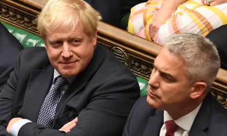 Parallel universe: Boris Johnson and Stephen Barclay search for meaning.