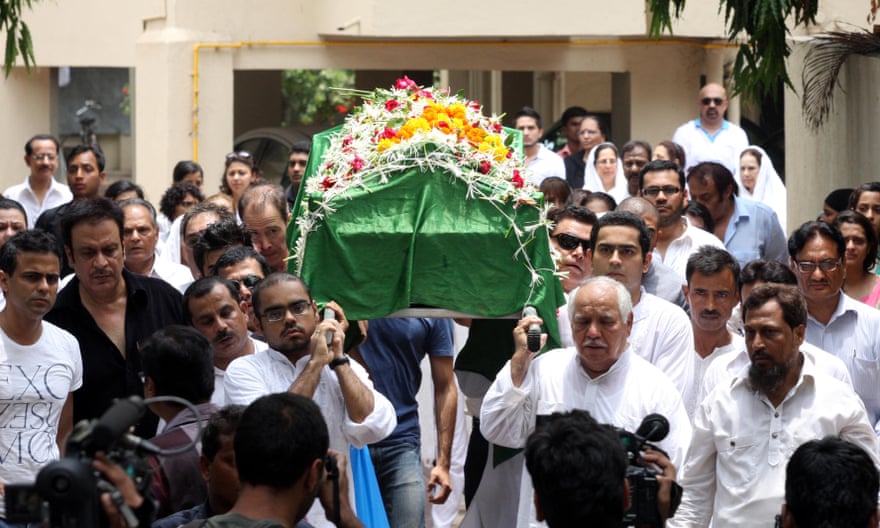 Dark day in Mumbai: Jiah Khan’s funeral on 5 June 2013.