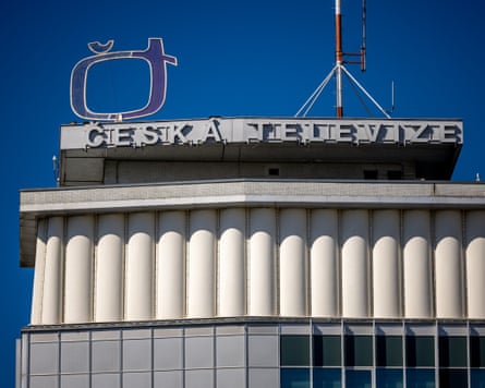 The headquarters of Czech Television in Prague