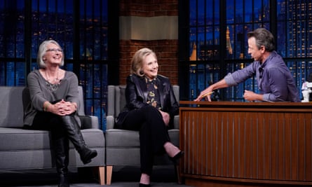 ‘I wanted nothing from her except friendship’ … with Clinton on Late Night with Seth Meyers.
