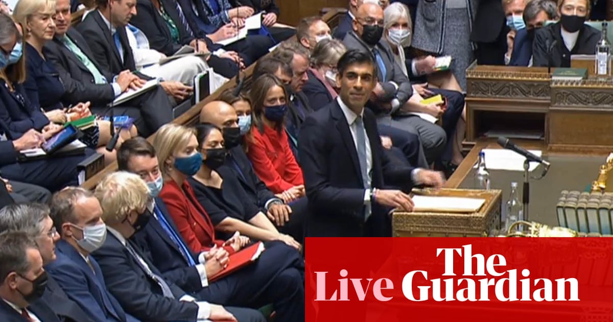 Budget 2021 live: Sunak reduces universal credit taper and cuts air passenger, fuel and alcohol duties