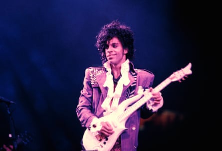 Purple reign…Prince in the 80s.