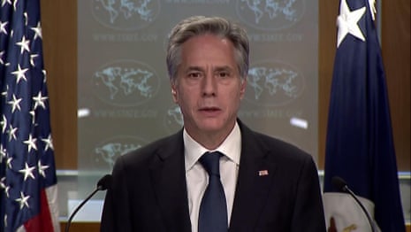 Antony Blinken confirms release of two US hostages in Gaza – video