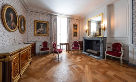 Marie Antoinette played with her children and received friends in her secret apartment.