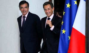 Nicolas Sarkozy (right) and François Fillon in 2010