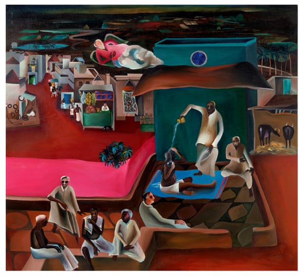 Bhupen Khakhar’s Death in the Family.
