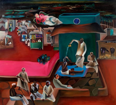 Death in the Family (1978) by Bhupen Khakhar