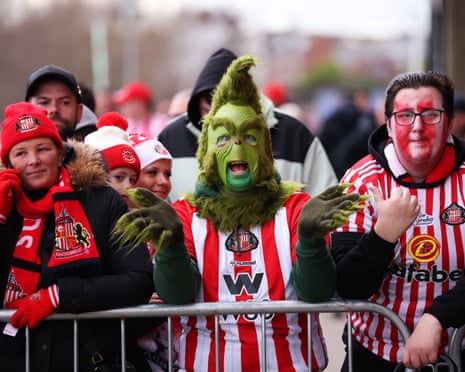 Even the Grinch couldn’t miss this afternoon’s blockbuster derby at the Stadium of Light.