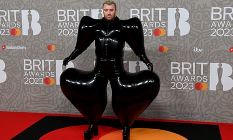 Sam Smith attends The BRIT Awards 2023