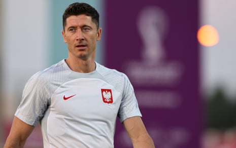Robert Lewandowski goes into his fourth match at a World Cup finals but has yet to score.