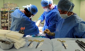 Cosmetic operation in progress