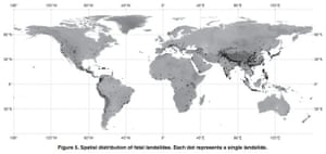 Fatal landslides, 2004-2010