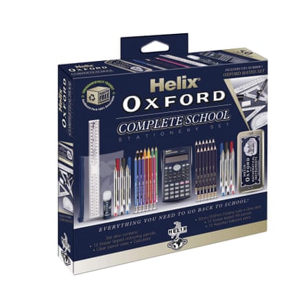 Helix Oxford Complete Back to School stationery set