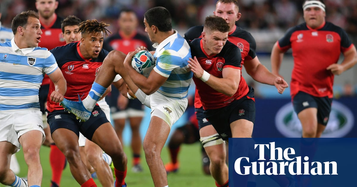 Rugby World Cup: England beat Argentina and Australia dominate Uruguay – video highlights