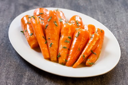 Carrots will be perfectly tender after just a few minutes in a microwave, ready to toss in butter.