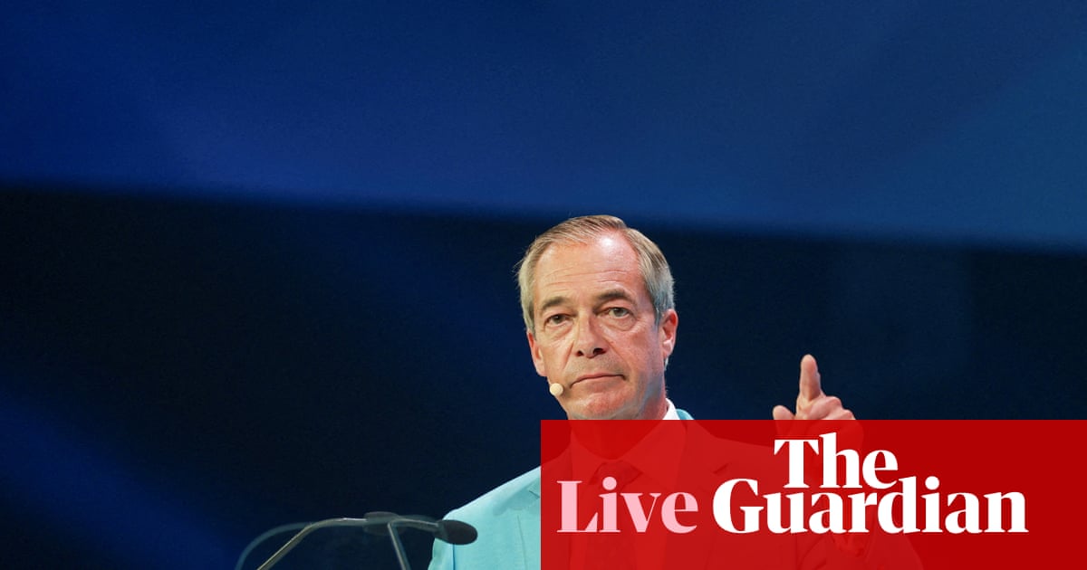 Farage says a Reform UK government would stop unions funding Labour if they block £72m donations – UK politics live
