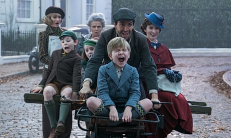 A scene from Mary Poppins Returns.