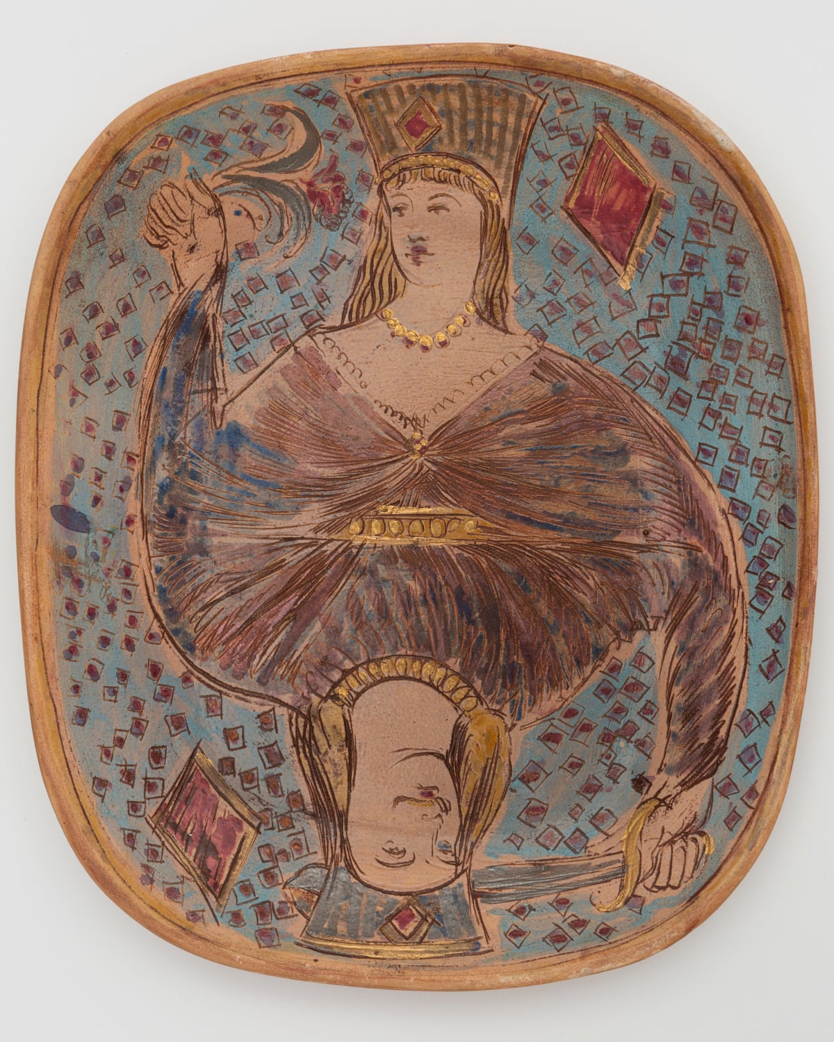 Quentin Bell, Platter: Playing Card.