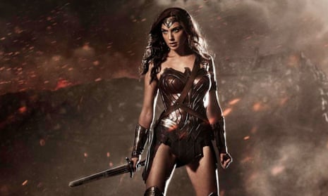 Gal Gadot as Wonder Woman in Batman v Superman. 
