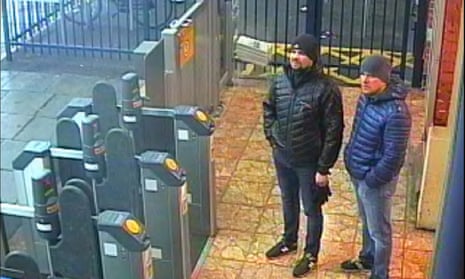 Alexander Petrov and Ruslan Boshirov as Salisbury station
