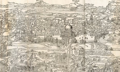 Illustration of Jerusalem by Erhard Reuwich in Bernhard von Breydenbach’s Peregrinatio in Terram Sanctam.