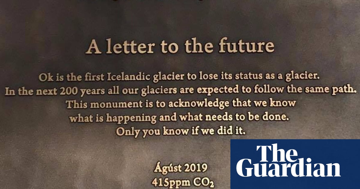 Icelandic memorial warns future: ‘Only you know if we saved glaciers’