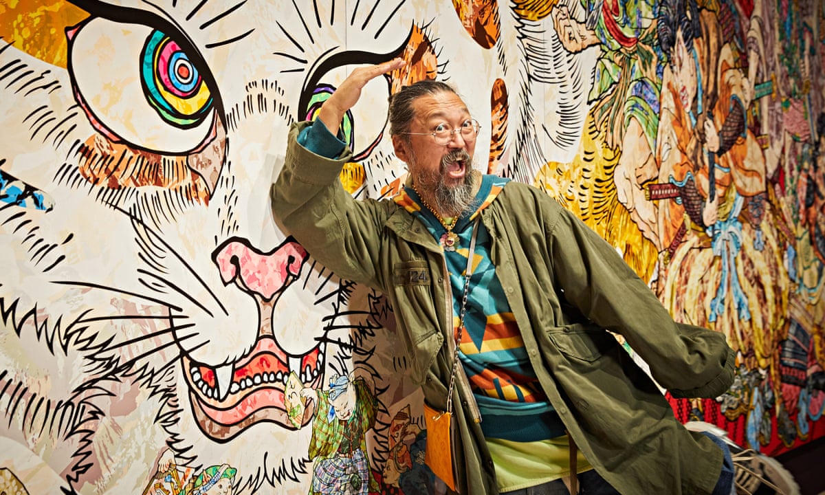 Takashi Murakami Japan S Rock Star Artist Unveils 10 Metre