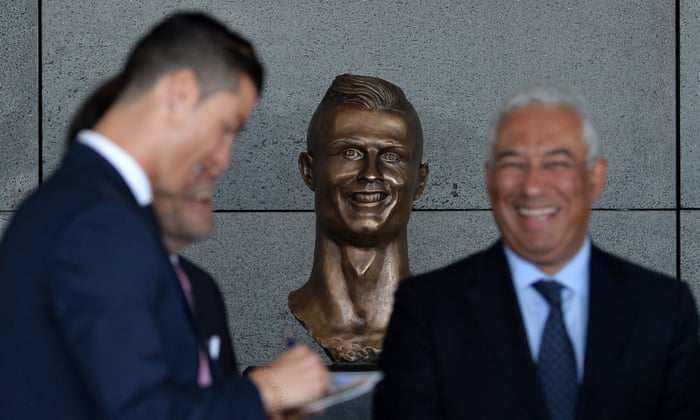 Now Even Worse Ridiculed Bust Of Cristiano Ronaldo Gets A