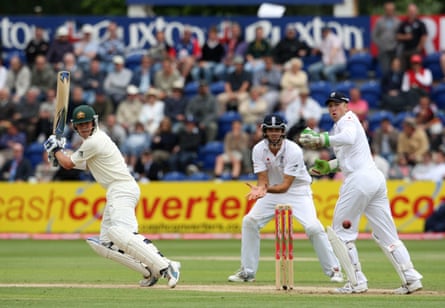 Marcus North bats during the 2009 Ashes Test in Cardiff