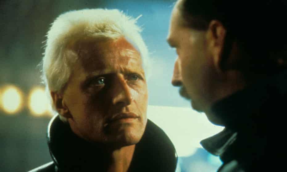 Rutger Hauer, left, with Brion James in Blade Runner.
