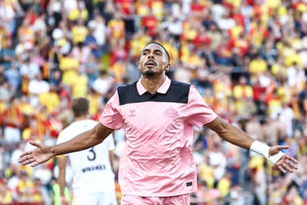 Wilson Isidor celebrates scoring in pre-season for Sunderland