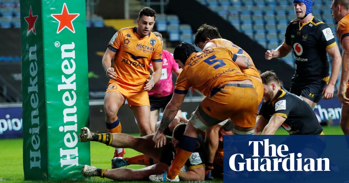 Wasps beat 14-man Montpellier, Toulon refuse to play Scarlets over Covid-19