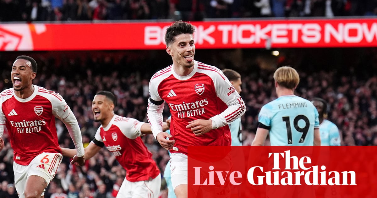 Arsenal v Burnley: Premier League – live