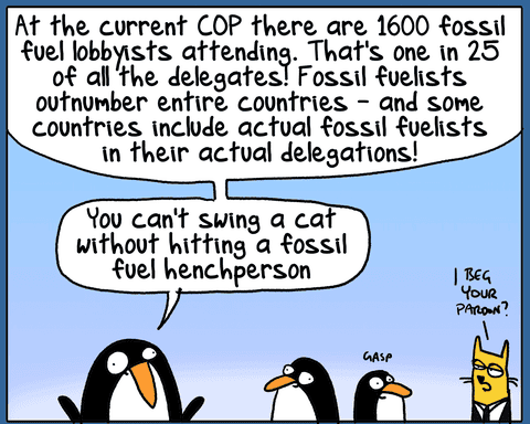 Cartoon by First Dog on the Moon titled Cop30 2025, panel 3