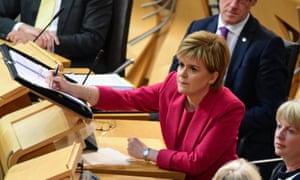 Nicola Sturgeon, the Scottish first minister,