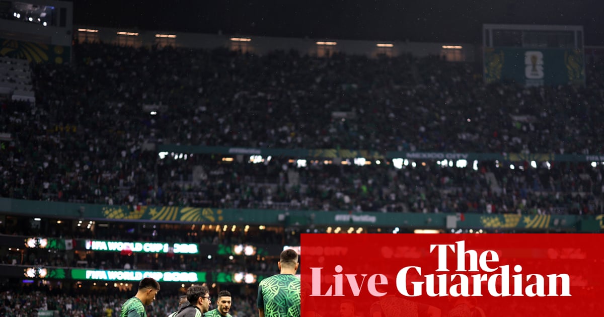 Mexico v Ecuador: World Cup 2026 last 32 match delayed by storm – live