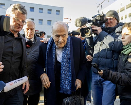 Sepp Blatter, the former Fifa president, was acquitted of fraud alongside Michel Platini