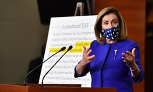 Nancy Pelosi on Capitol Hill in Washington DC, on 9 October.